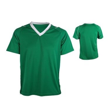 Adult Dazzle Cloth Soccer Jersey Shirt w/ Contrasting Sleeve Piping