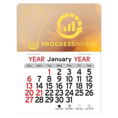 Adhesive Peel-N-Stick® Calendar - Light Bulb