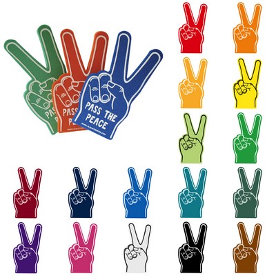 Foam Hand Peace 18"