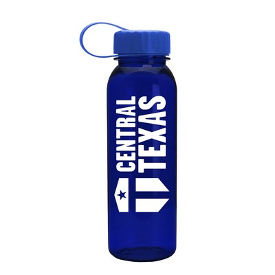 24 Oz. Outdoorsman Sports Bottle w/Tethered Lid