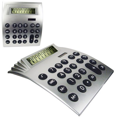 Large Dual Powered Desktop Calculator