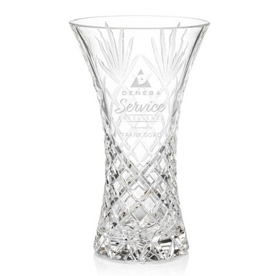 Marilla Vase - Lead Crystal 9"