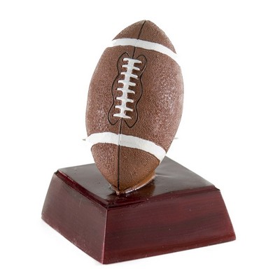 Football, Full Color Resin Sculpture - 4"