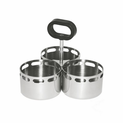 Mod18 Brushed Stainless Steel Snack Bowl