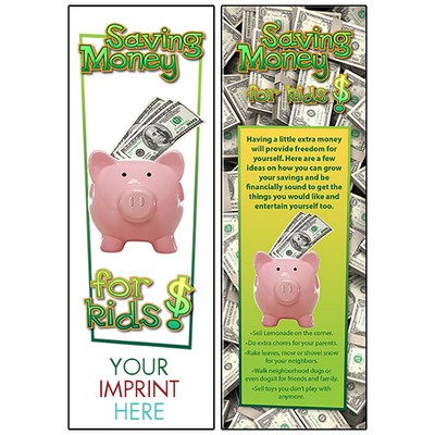 Saving Money for Kids Bookmark