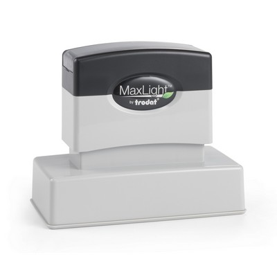 MaxLight™ Pre Inked Rectangle Stamp (1 1/4" x 3 1/4")