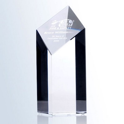 Optical Crystal Diamond Tower Award - Medium