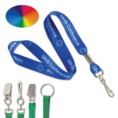 Quick-Ship 3/4" Custom Dye-Sublimated Lanyards