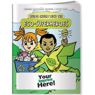 Coloring Book - Living Green with Eco-Superheroes