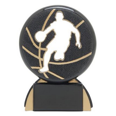 Male Basketball Shadow Resin - 5-1/2" Tall