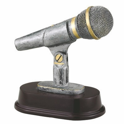 Resin Microphone Trophy