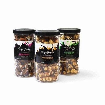 Funky Chunky Triple Flavor Gift Pack: Nutty Choco Pop, Chocolate Pretzel & Peanut Butter Cup