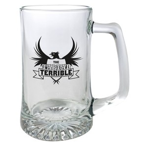 25 Oz. Beer Stein Glass