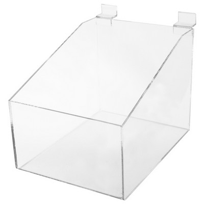 Slatwall Acrylic Bulk Bin (5 1/2"x7 1/2"x5 1/2")