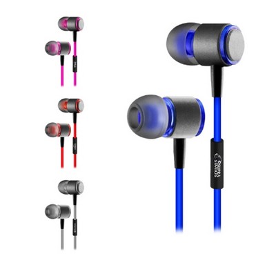 Metal Buds Stereo Earbuds with Mic