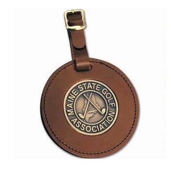 Medallion Luggage Tag w/ Die Struck Nickel Insert