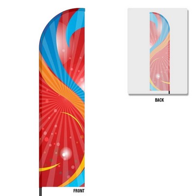 21.5' Flex Banner™ Flag Only, Single-Sided Feather Flag, Pro Sleeve