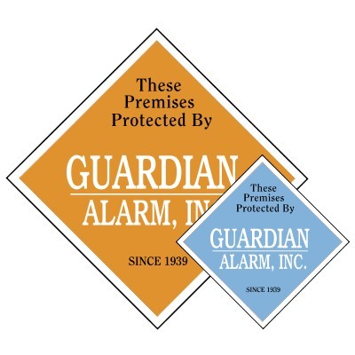 Diamond Double Face Security Decal (3"x 3")