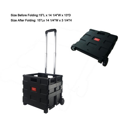 Black Blank Portable Pack-N-Roll Tool Carrier