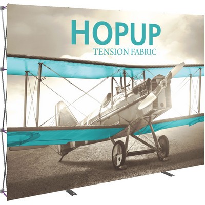 Hopup™ 10ft. Full Height Straight Display & Front Graphic