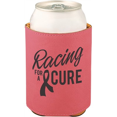 Beverage/Can Holder - Pink - Leatherette