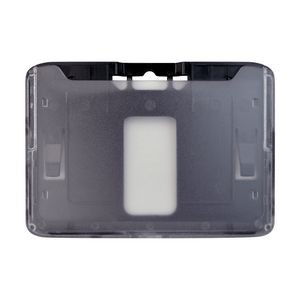 3.75" W x 2.66" H - Horizontal Rigid Card Holder (Blank)