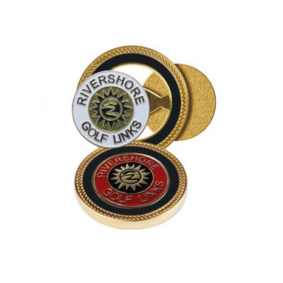 Coin + 2 Golf Ball Markers (2 sizes)