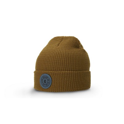 Waffle Knit Beanie w/Cuff