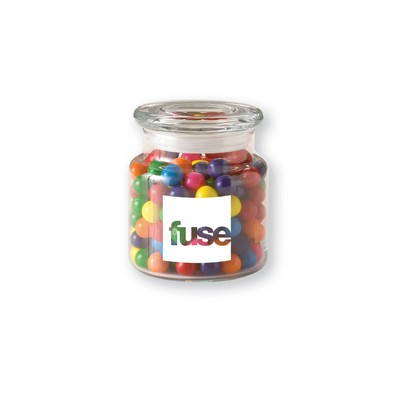 22 Oz. Glass Jar w/ Rainbow Bubble Gum