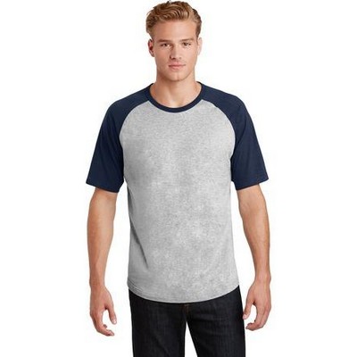 Sport-Tek® Short Sleeve Colorblock Raglan Jersey Shirt