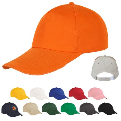 5 Panel Cotton Baseball Cap