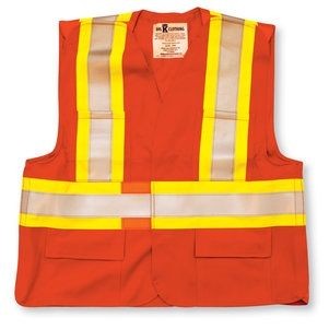 Fire Retardant Orange Ultrasoft Safety Vest