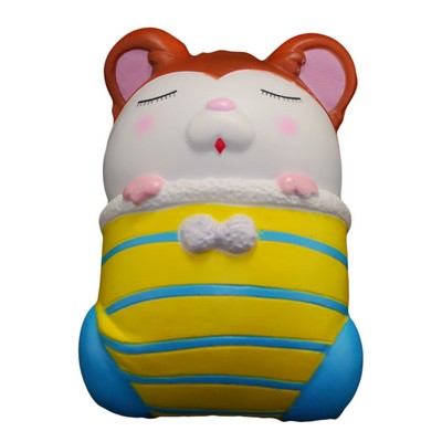 Slow Rising Scented Yellow Sleeping Hamster Squishy