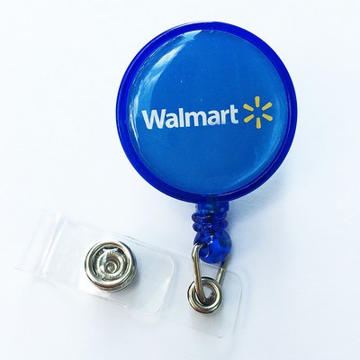 Round Badge Holder w/Rotating Clip