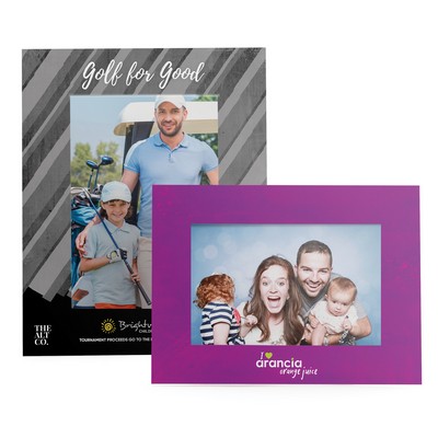 Custom Printed Dual Easel Photo Frame- 4"x6"