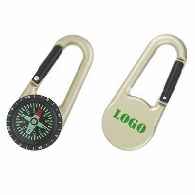 Zinc Alloy Targetline Compass Carabiner