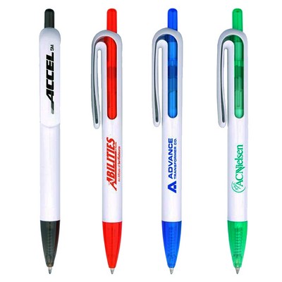 Plastic Click Action Pen