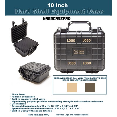 10" Hard Shell Equipment Case