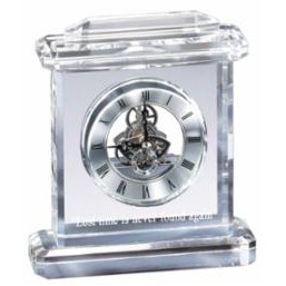 Crystal Clock 6 1/4"W X 7"H