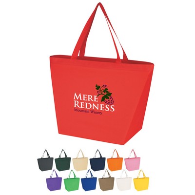 Custom Non-Woven Budget Shopper Tote Bag