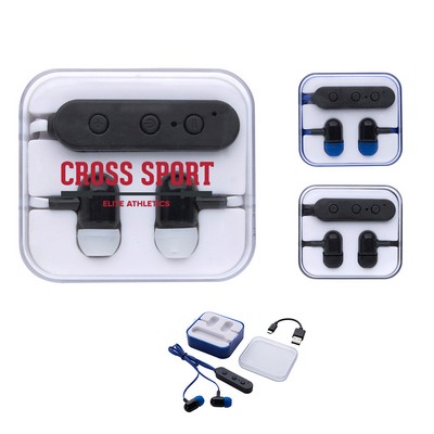 Wireless Earbuds In Square Case