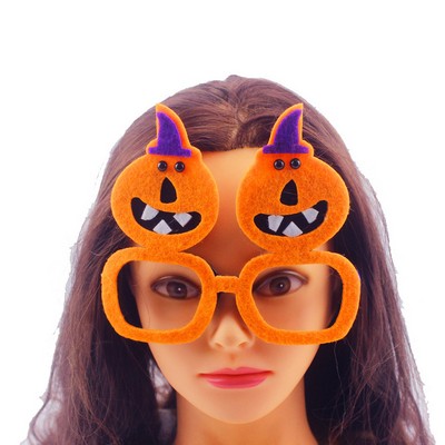 Novelty Halloween Non-Woven Pumpkin Glasses