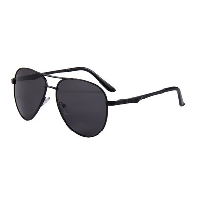 Sunglasses - Smoke Lenses - Black Frames