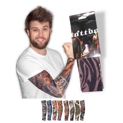 Fake Temporary Nylon Elastic Tattoo Arm Sleeves