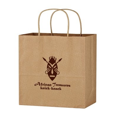 150GSM Kraft Eco-friendly Paper Bag(5.9x4x5.9'')