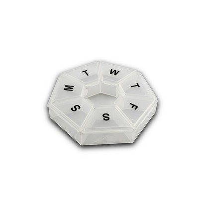 Heptagon Plastic 7 Days Weekly Pill Box