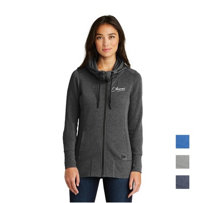 New Era® Ladies Tri-Blend Fleece Full-Zip Hoodie