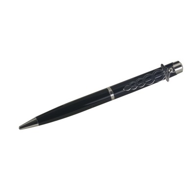 Swarovski Series - Premium Metal Ball Point Pen with Caduceus Pocket Clip