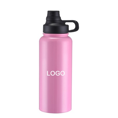 34OZ Double Wall Vacuum Stainless Steel Water Bottle