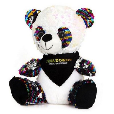 8" Panda Bling Stuffed Animal